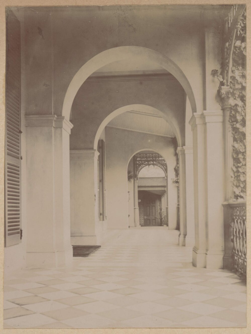 Front verandah at Montalto, Orrong Road Toorak, Victoria