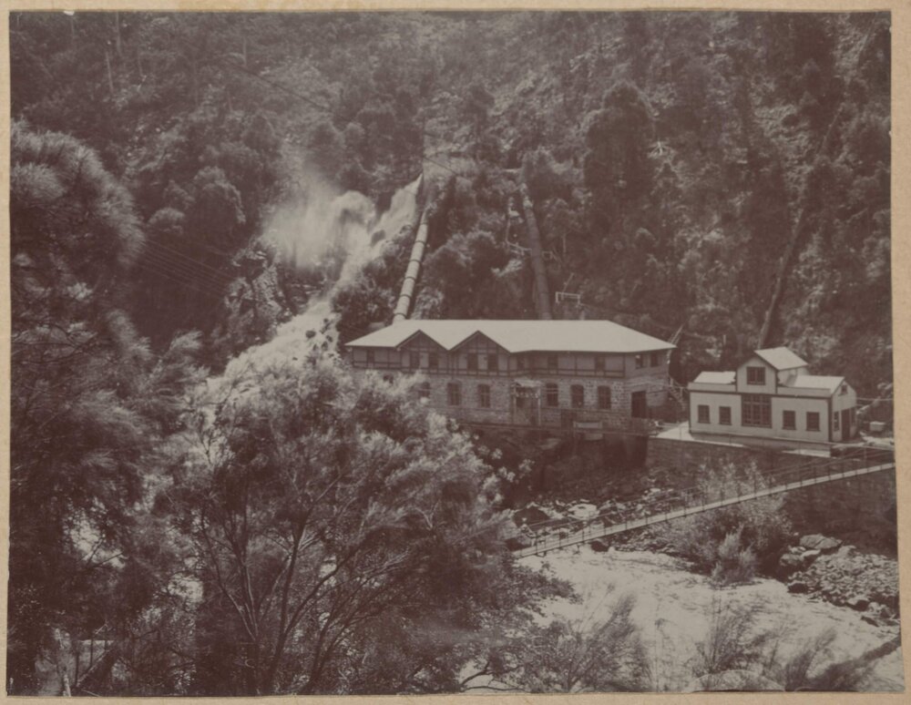 River and hydro-electricity scheme at Launceston, Tasmania
