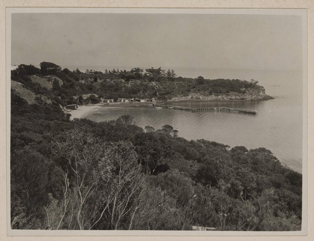 [View o Daveys Bay and Port Phillip from] Marathon