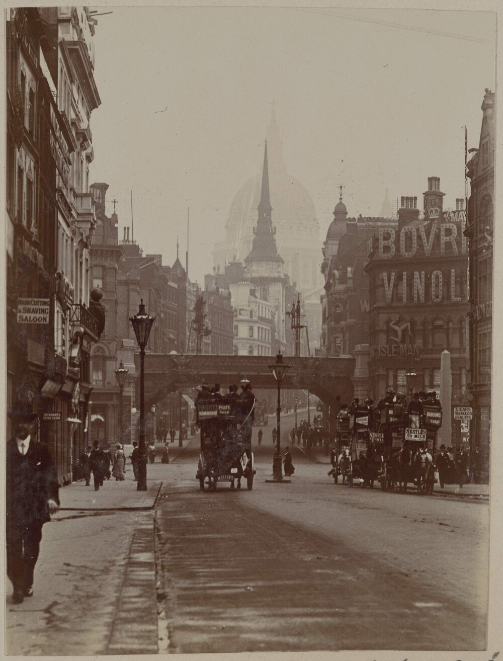 Ludgate Circus and St. Pauls Cathedral