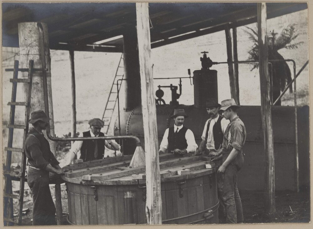 The closing of the first still, Emerald Farm