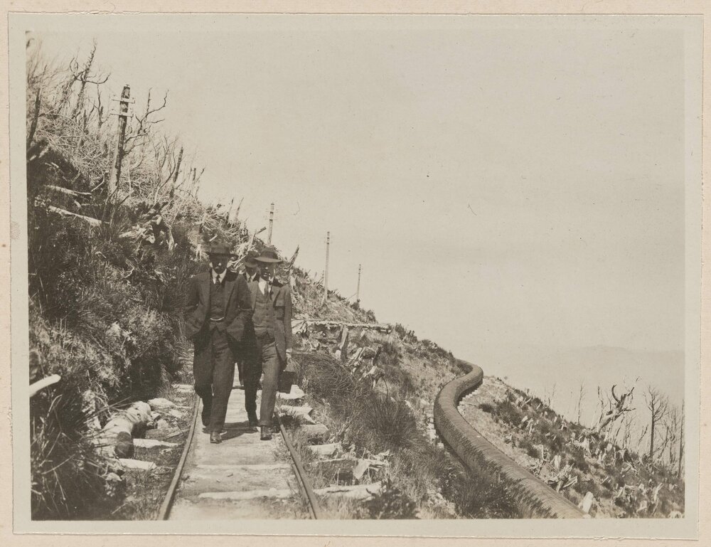 Hydro-electric pipeline at Lake Margaret