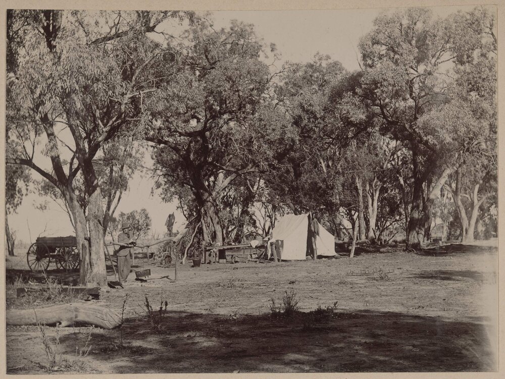 Our camp on the Merran