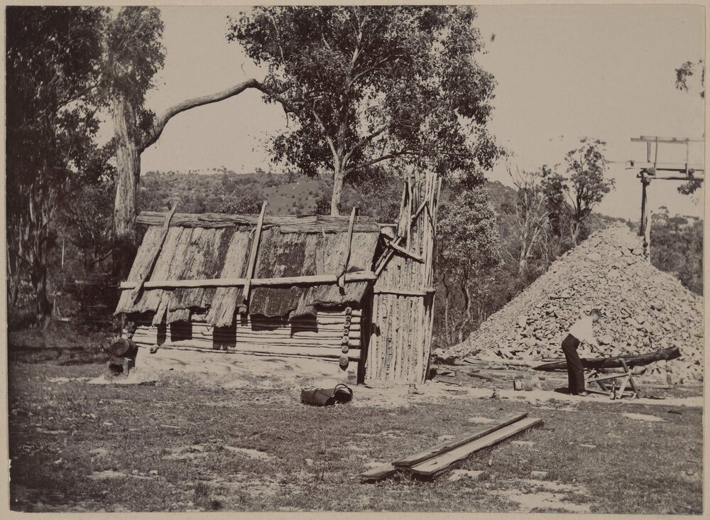 A miner's hut, Warrandyte