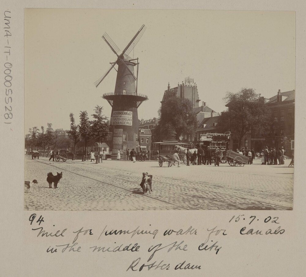 Mill for pumping water, Rotterdam