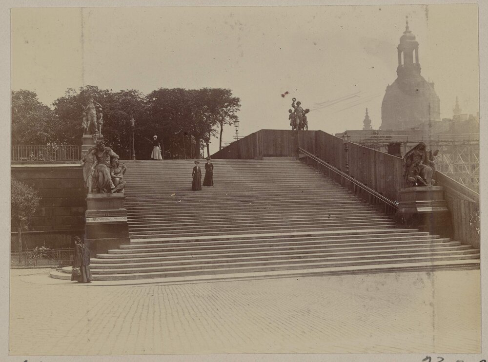 Steps leading to Bruhl's Terrace