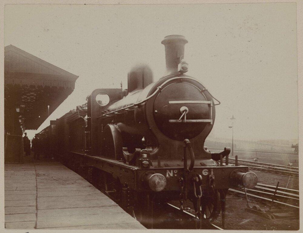 Great Northern Locomotive at Grantham Station