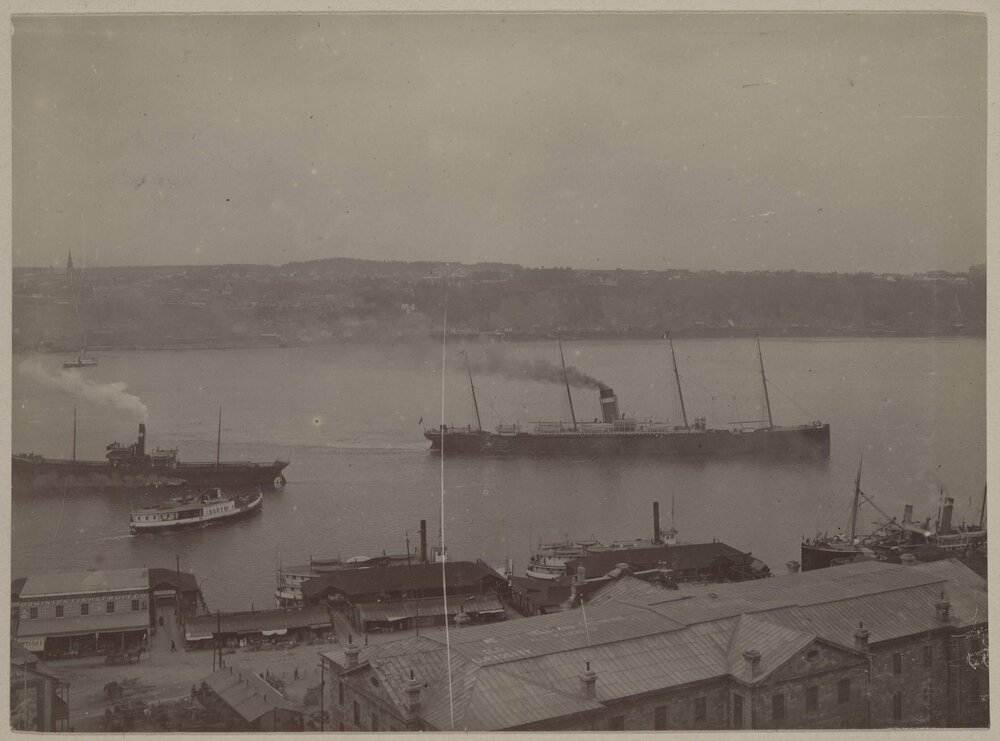S.S. Parisian and The S.S. Lawrence at Quebec