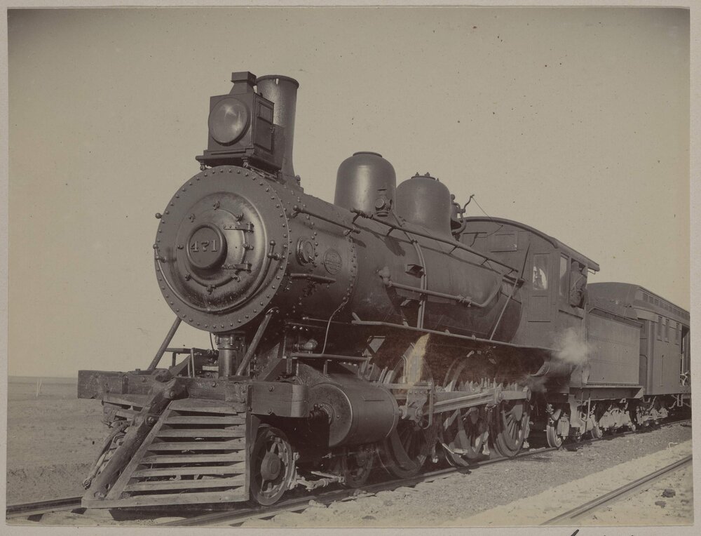 [Engine on Atchison, Topeka and Santa Fe Ralway]