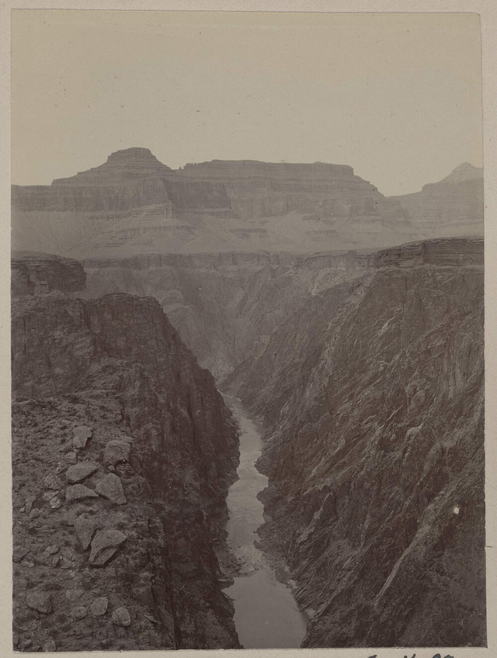 Looking down the River in Canyon, 'West'