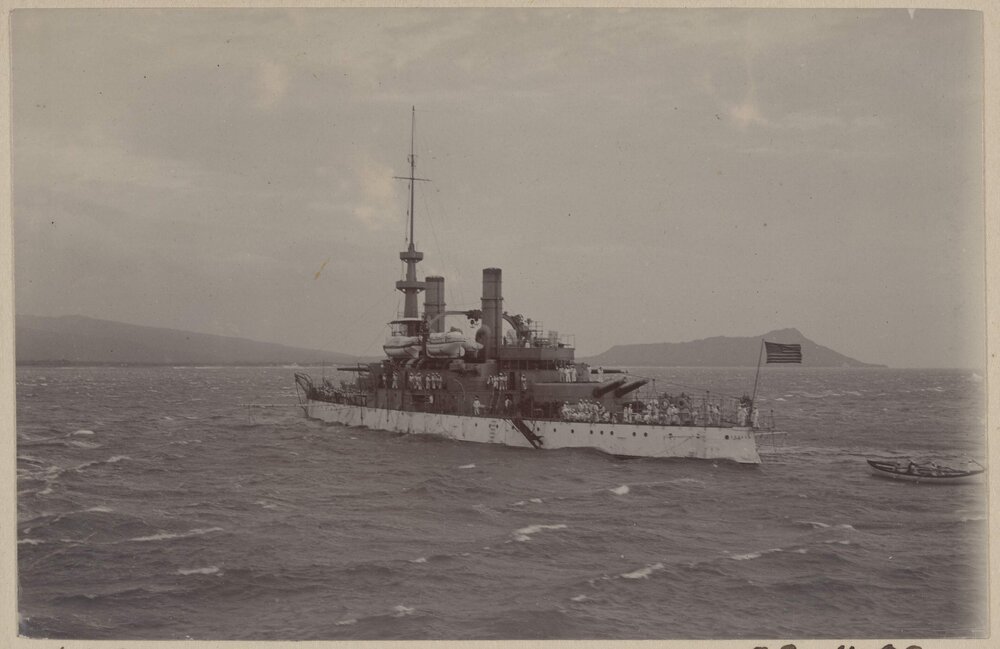 U.S.S. Oregon, Honolulu