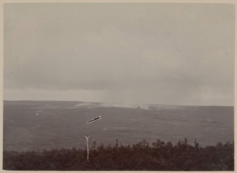 Lava bed and crater of Kilauea, Hawaii