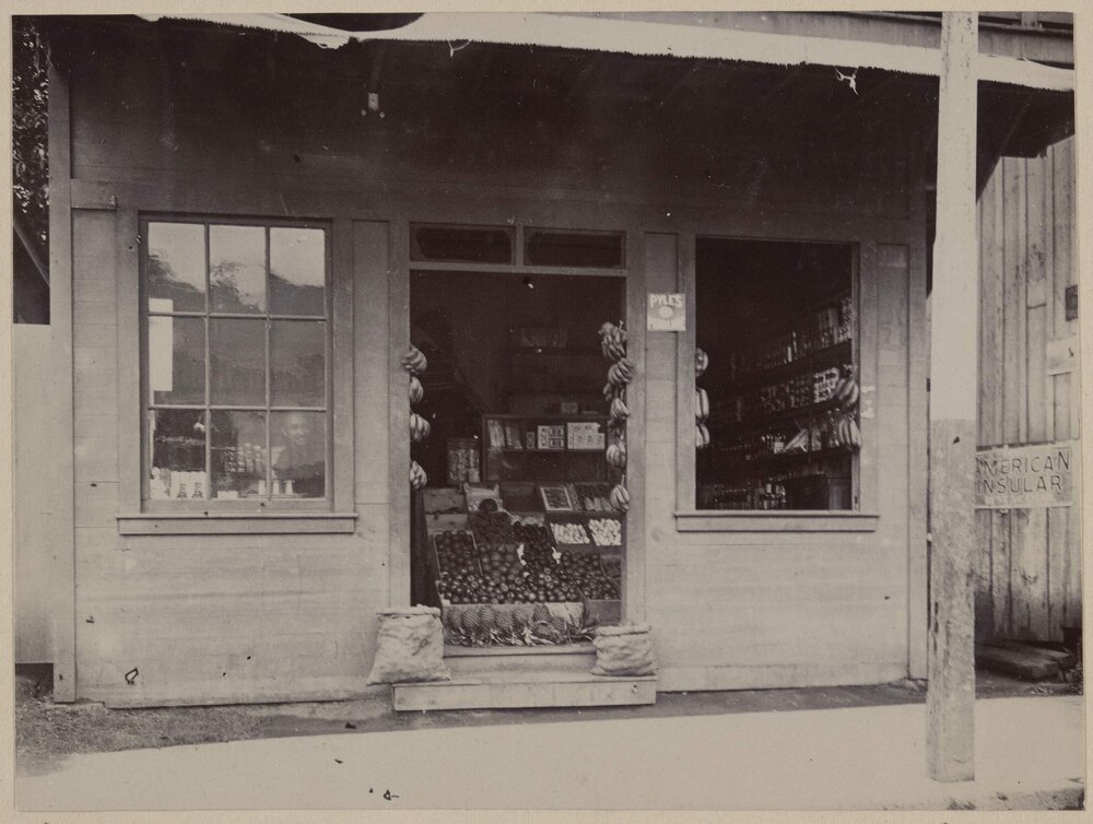 Chinese fruit shop, Honolulu