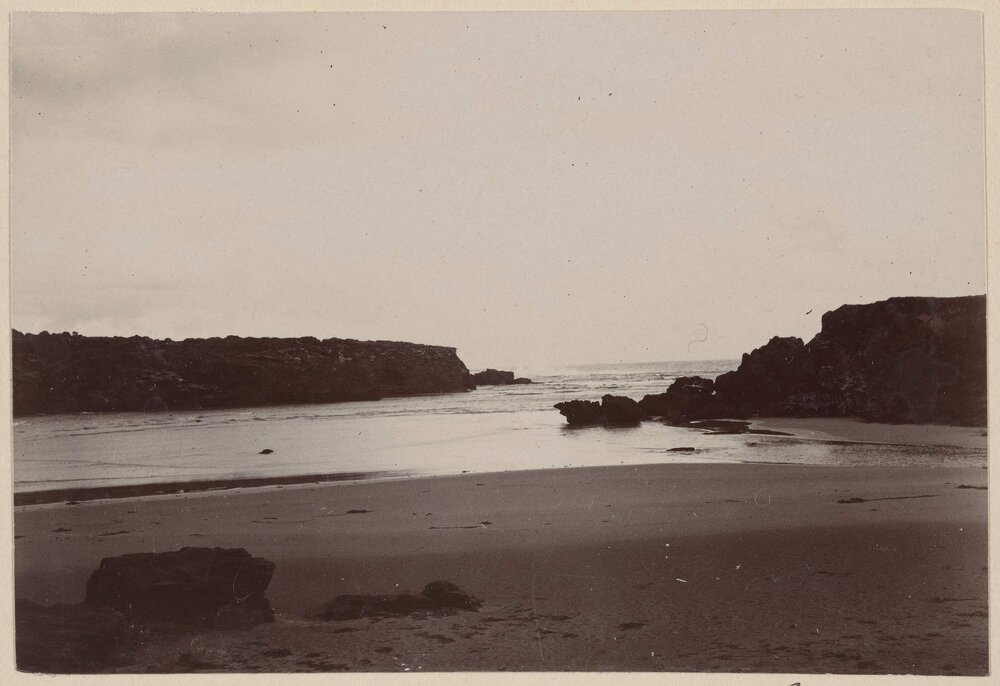 [View of ocean from shore]