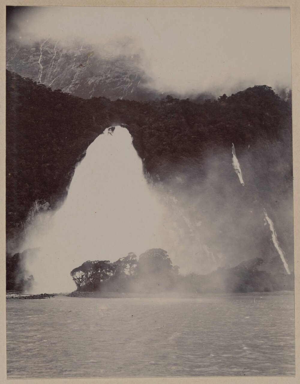 The Bowen Falls in flood