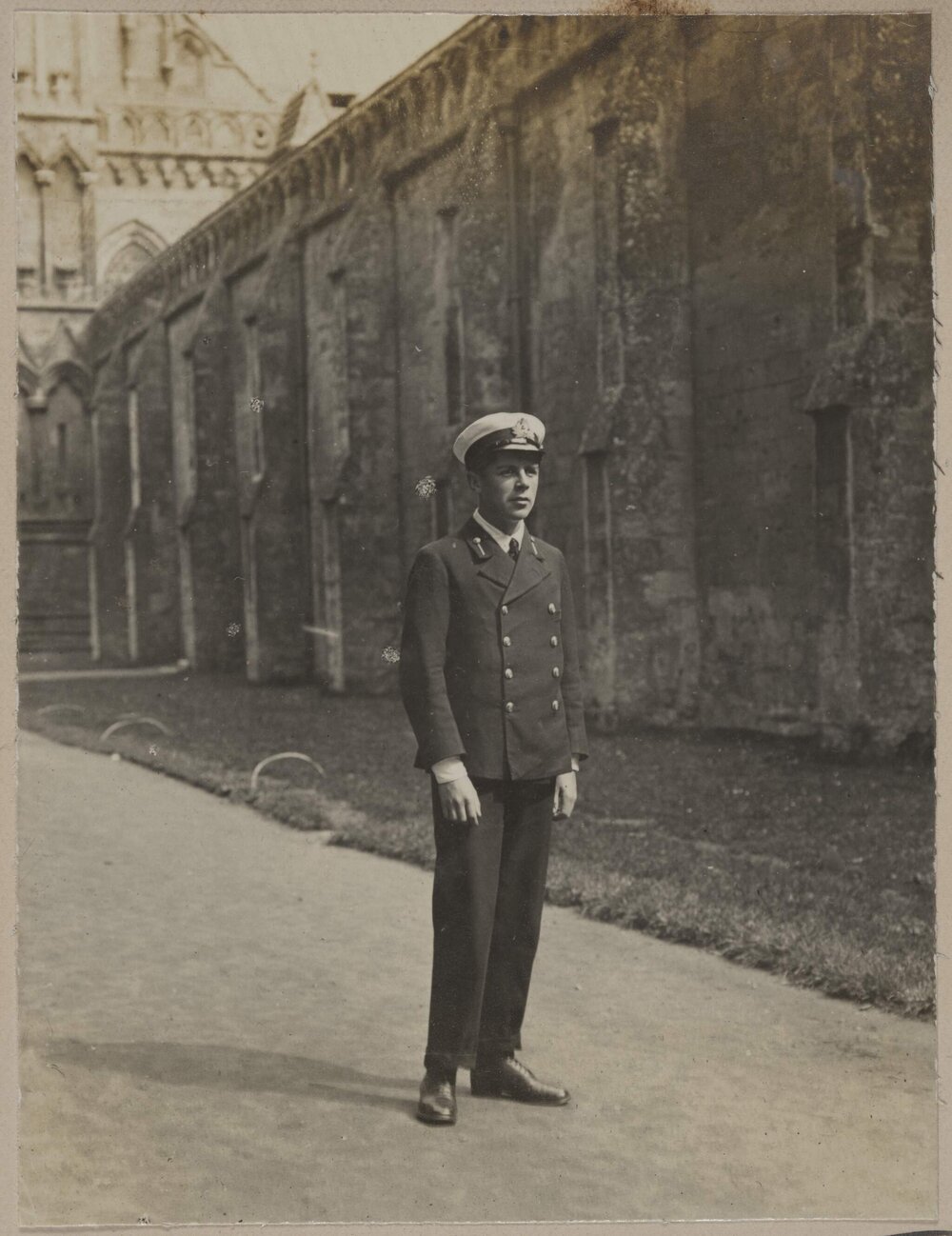 Salisbury [man posed in Navy uniform]