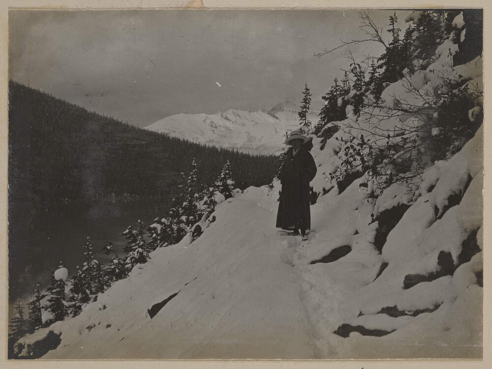 [Mab Grimwade at Lake Louise]