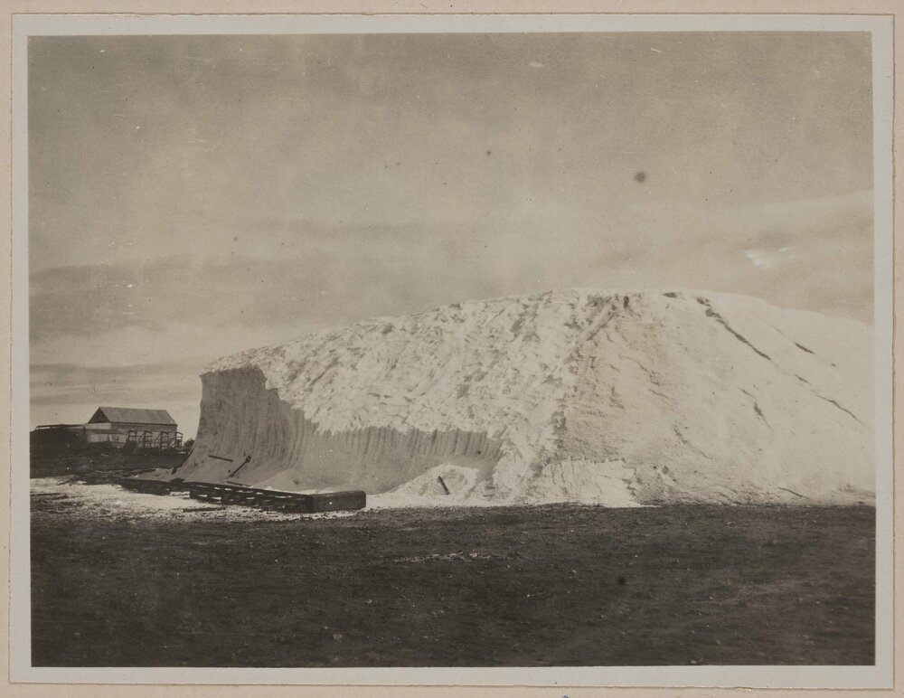 Salt heaps - Lake Bumbunga, South Australia