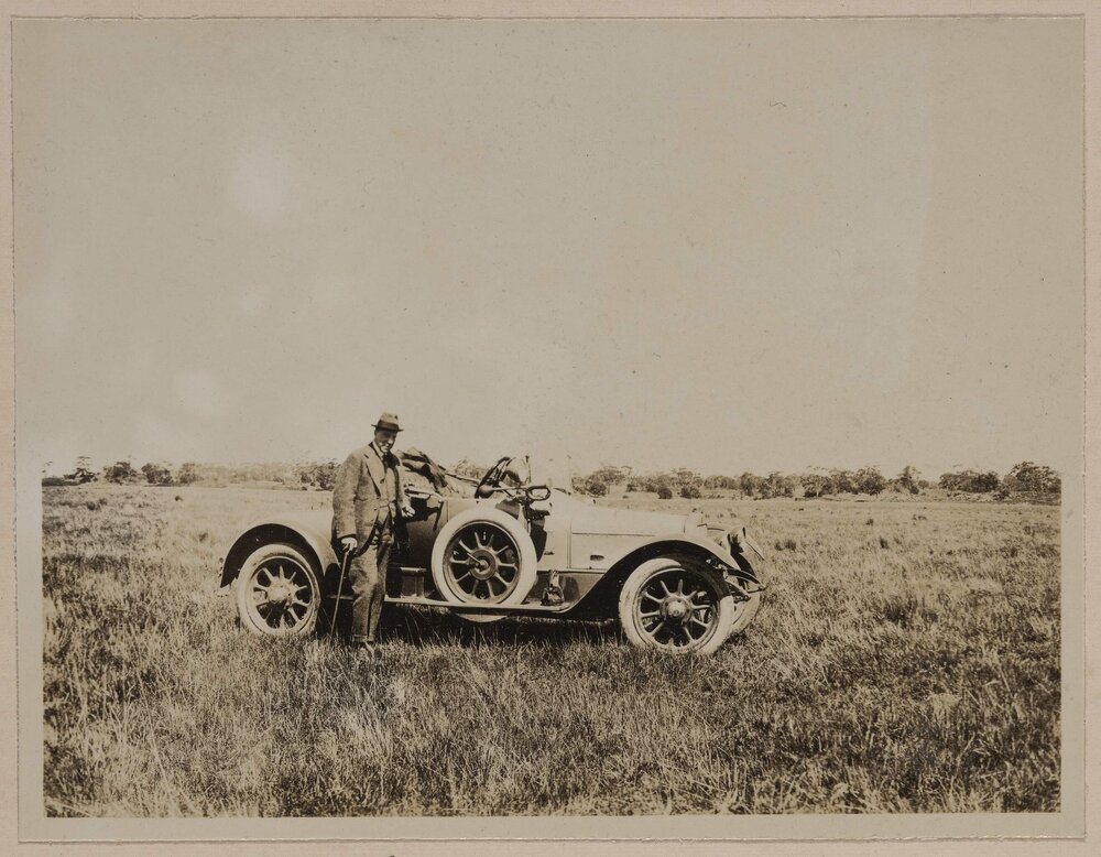 Near Lake Corangamite [Victoria, motor vehicle]