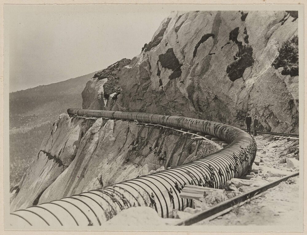 [Woodstave pipeline - Lake Margaret, Tasmania]