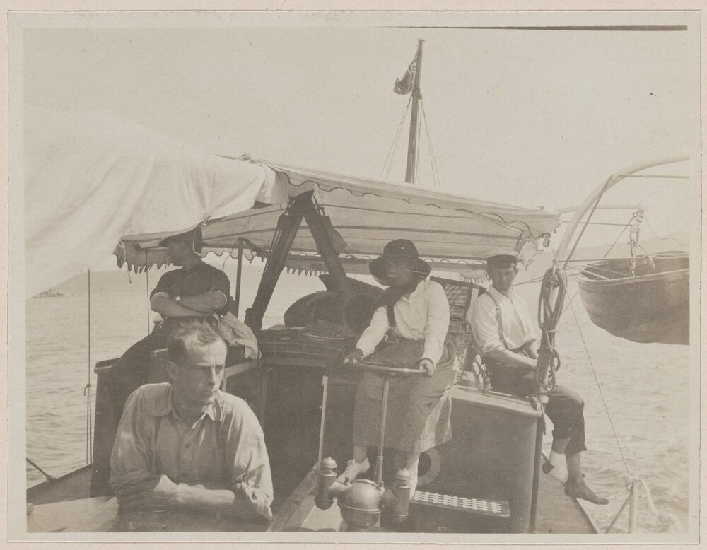 The Modwena Company at sea