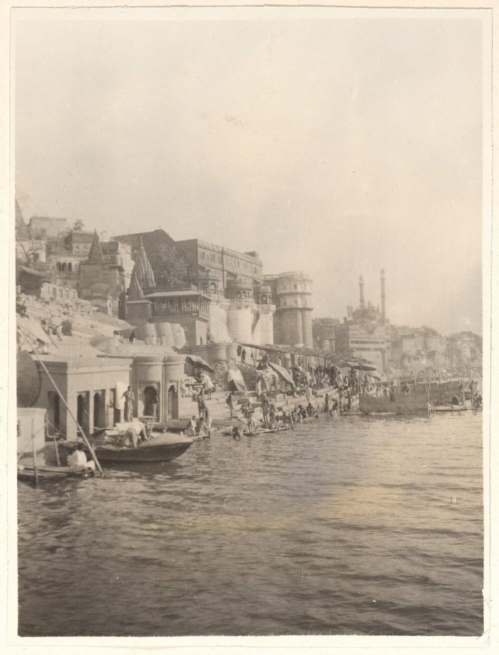 [Ghats on the Ganges at Benares]