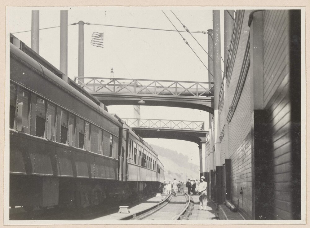 Train on ferry at Benicia, San Francisco