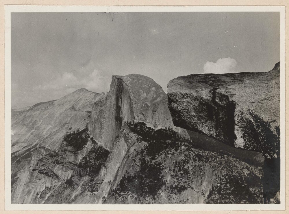 Half dome from Glacier Point, Yosemite Valley