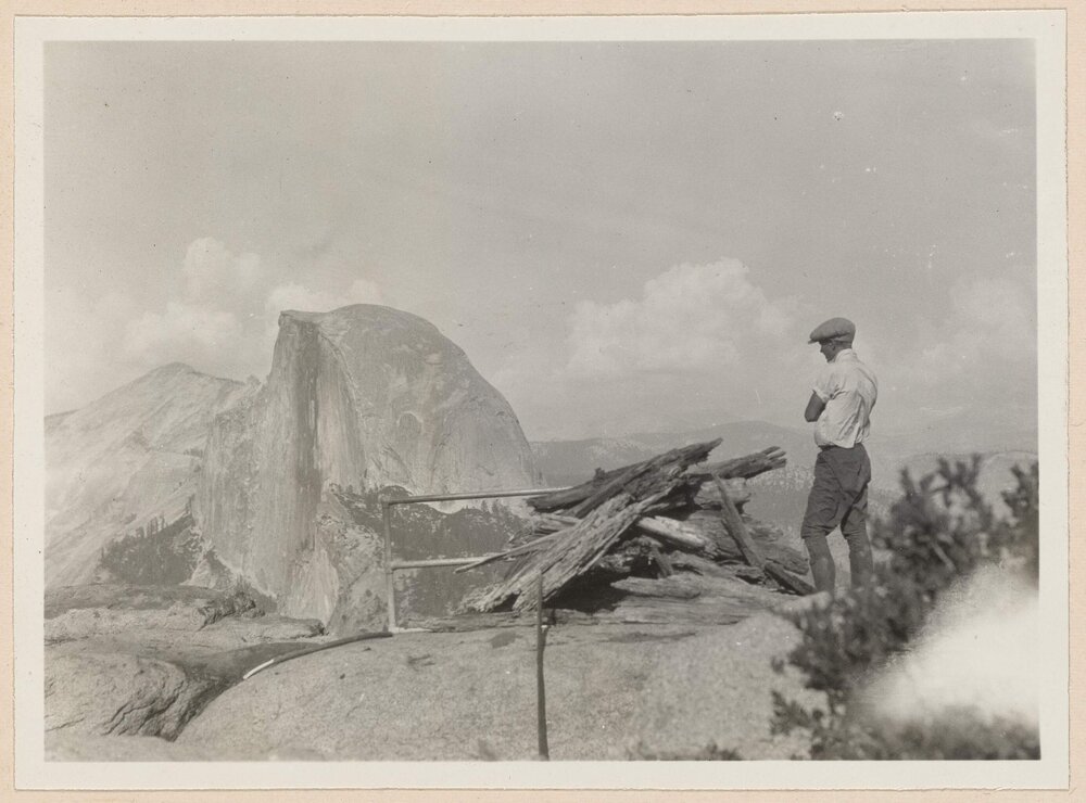 Half dome from Glacier Point, Yosemite Valley
