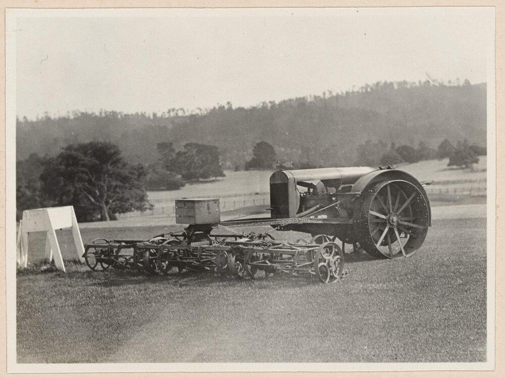Grass cutter at Del Monte Links