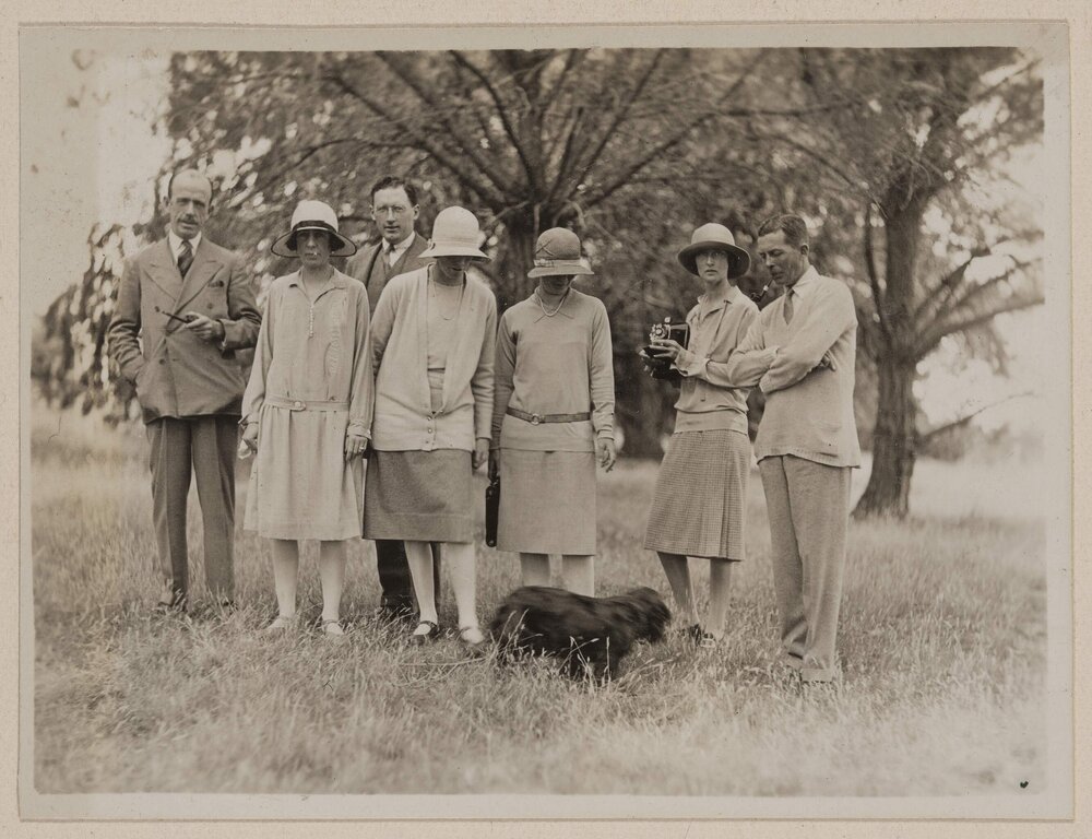 [Group in the grounds of Chatsworth House]
