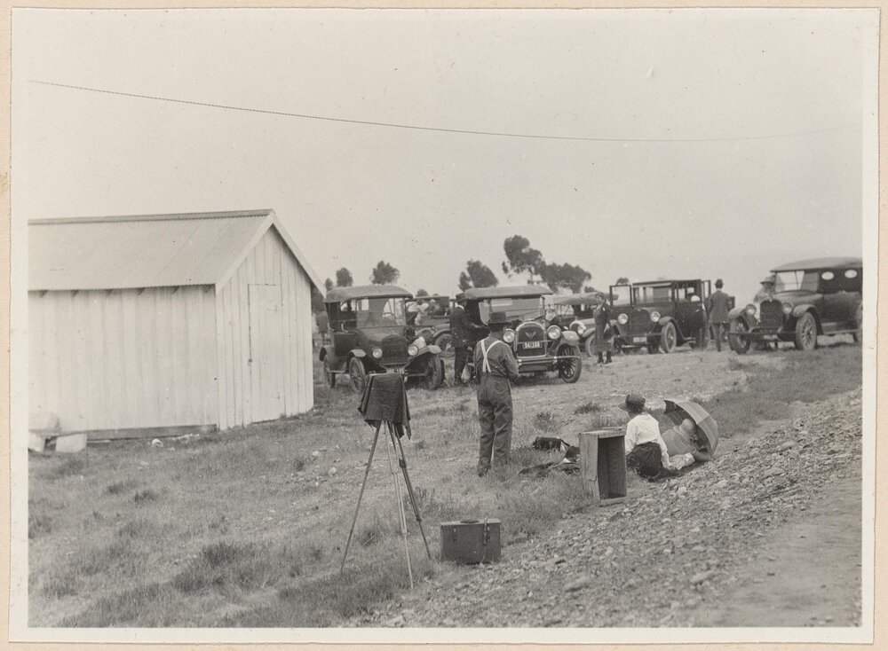 [Observing the eclipse, Palm City]