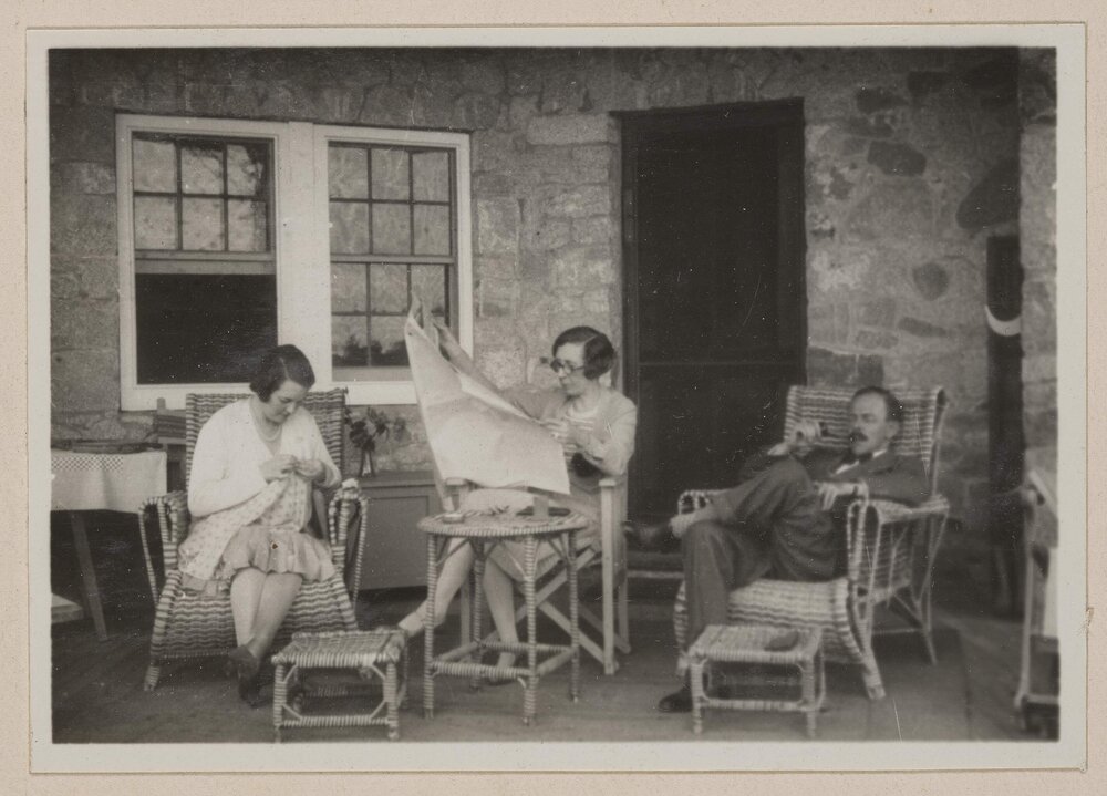 [Relaxing on back porch] Westerfield