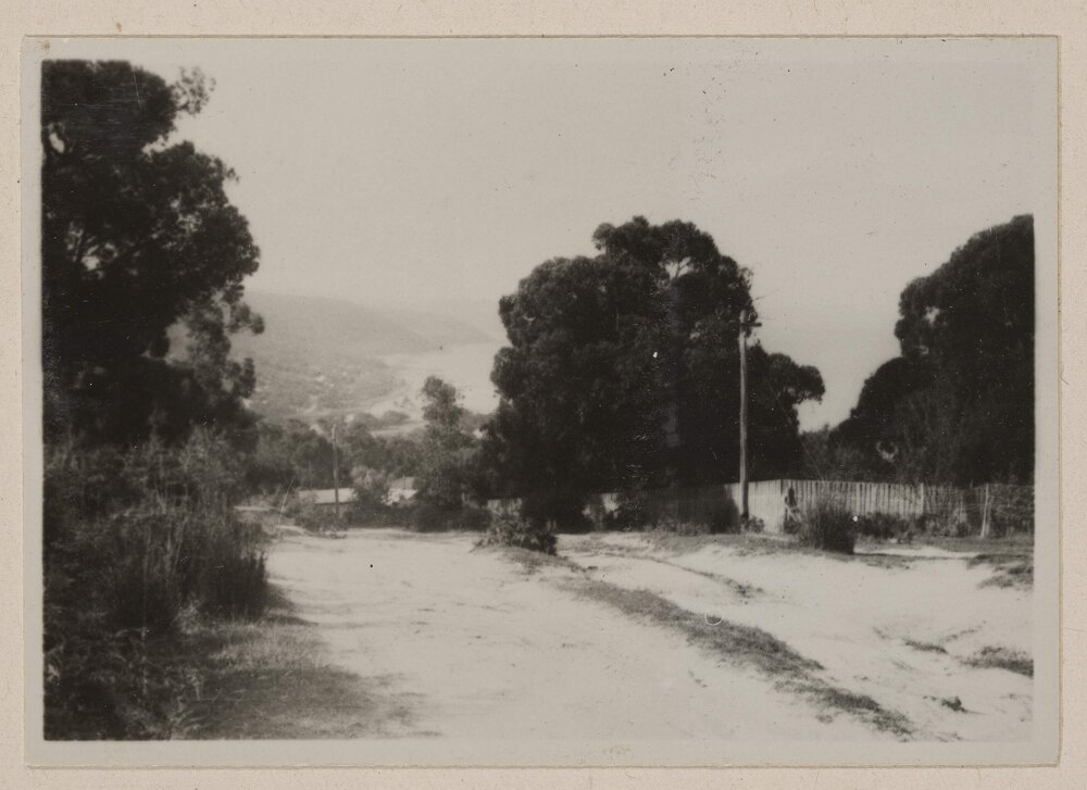 [A hilly street in] Lorne