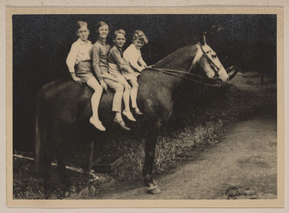 [Children with horse,] Barwidgee [Victoria]