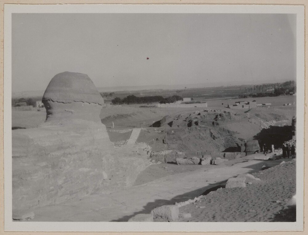 [Great Sphinx of Giza, Egypt, from rear]