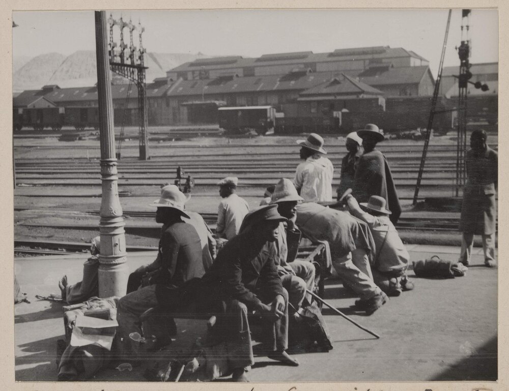 Mine labourers at Germiston [South Africa]