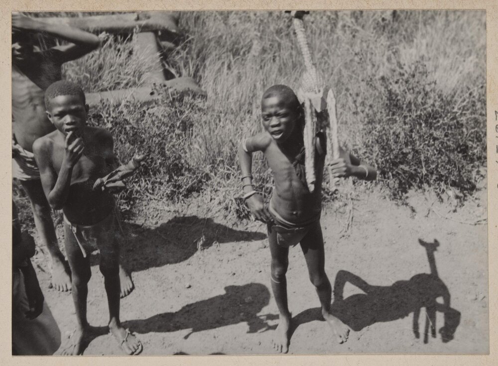 [Three boys, Bechuanaland]