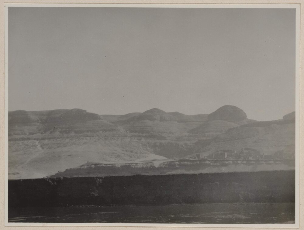 [Cliffs on the River Nile, Egypt]