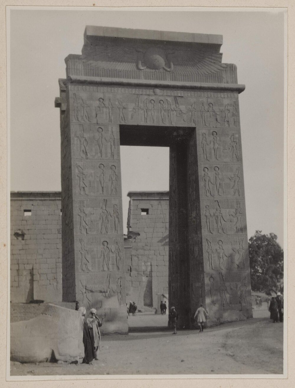 Pylon at Karnak [Temple of Khonsu, Egypt]