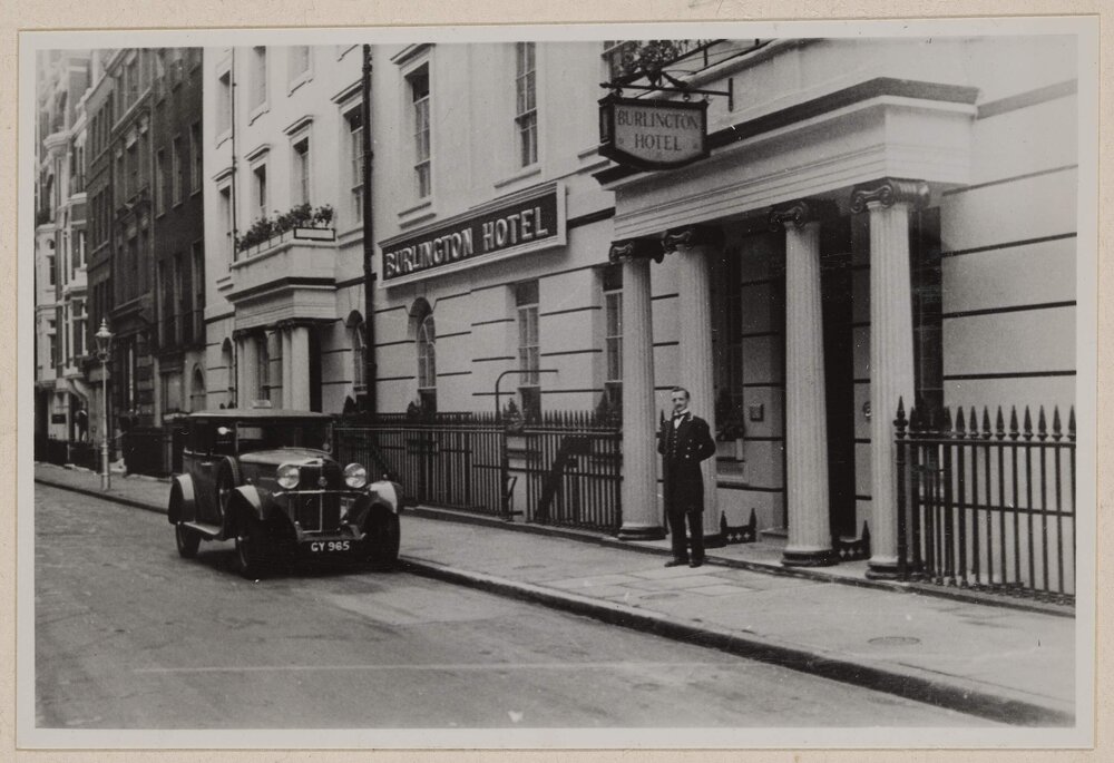 [Burlington Hotel - Cork Street, London]
