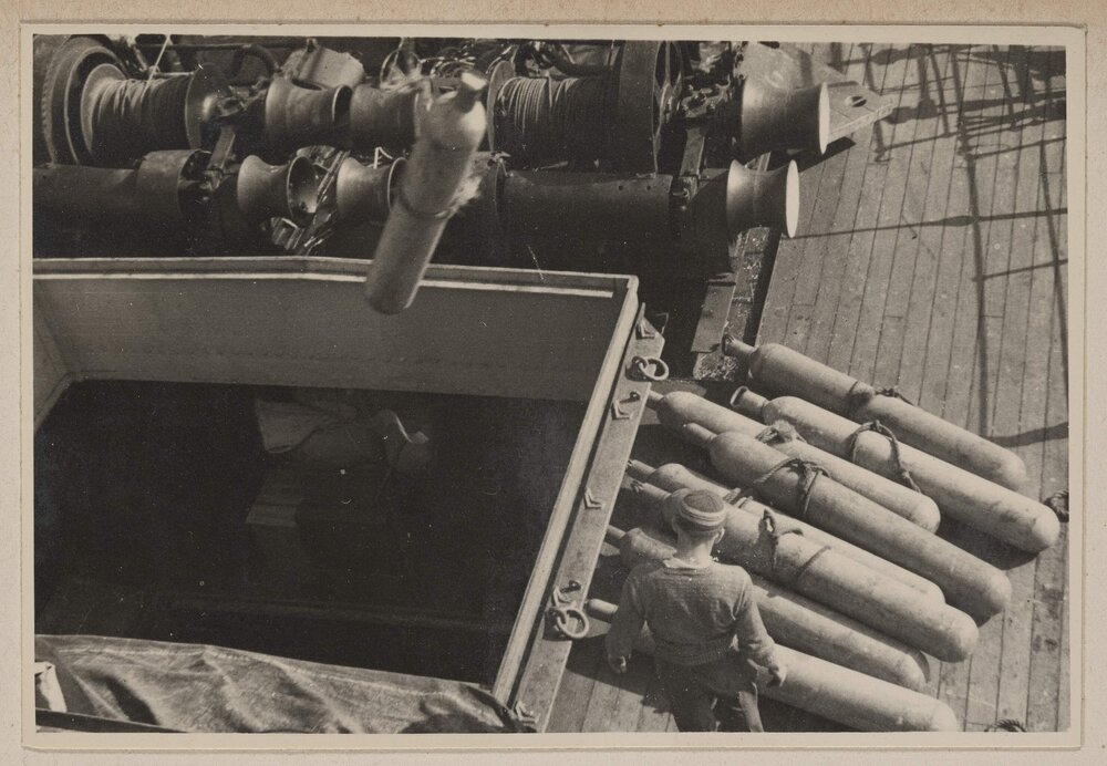Loading stores at Gabo Island