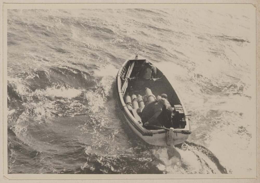 Loading stores at Gabo Island