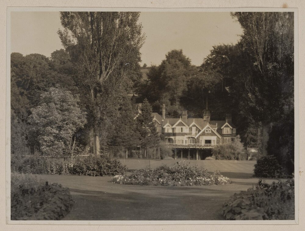 The House from the island [The Islands Estate, Cookham]
