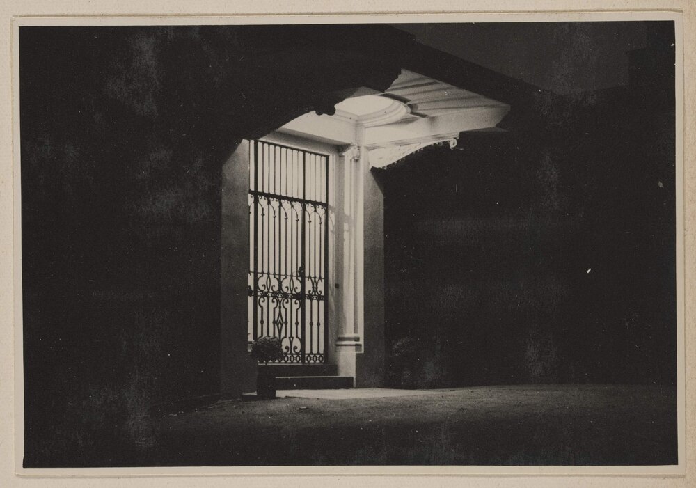 [Iron gate at the entrance to Miegunyah, Toorak, Victoria]
