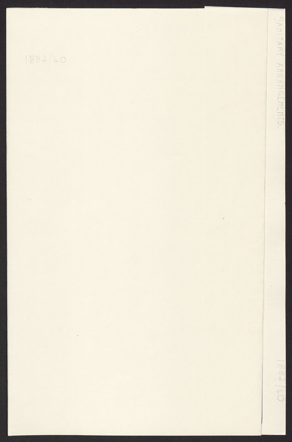 Sanitary Arrangements