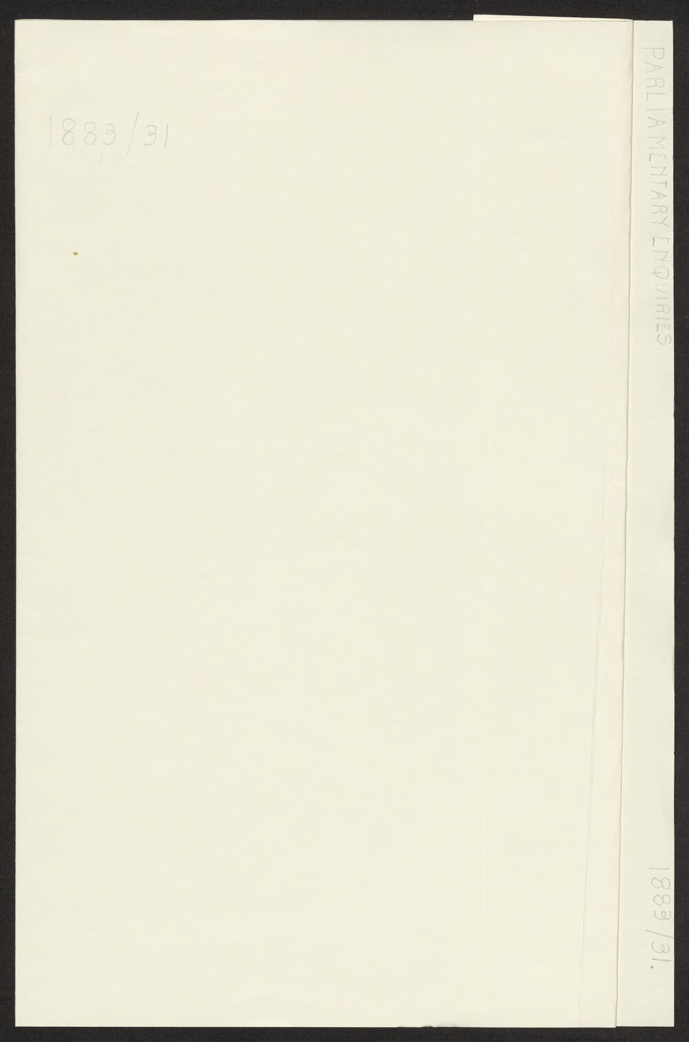 Parliamentary enquiries