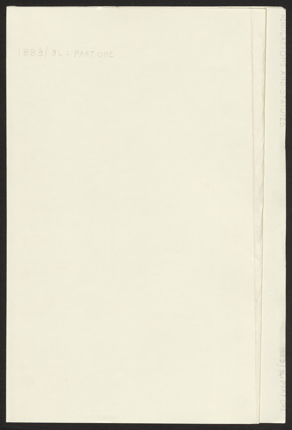 Regulations and Statutes