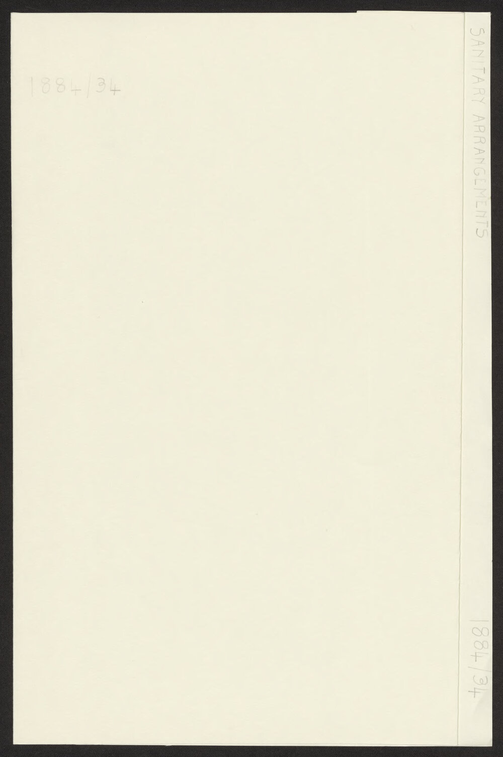 Sanitary Arrangements