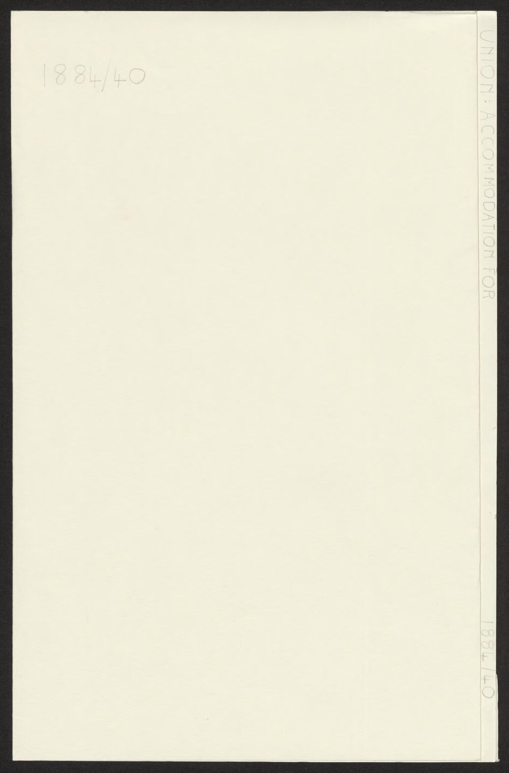 Union: Accommodation For